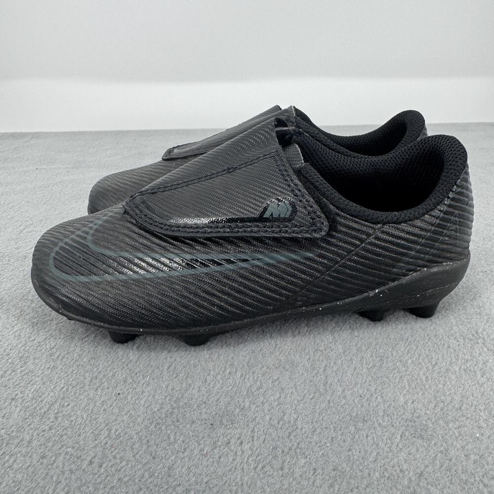 Nike Jr Mercurial Vapor 16 Club Youth 11C Black Soccer Cleats FQ8290-002